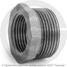 Футорка чугунная НР-ВР (НАР-ВН) Ду 32-25 (1 1/4"-1") Fittex PLUS