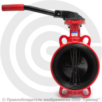 Затвор дисковый поворотный межфланцевый Ду-125 Ру-16 EPDM с чугунным диском АДЛ Гранвэл ЗПВС-FL(W)-MN-E
