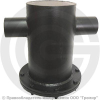 Грязевик абонентский вертикальный стальной под приварку Ду-150 Ру-16 Мифрил