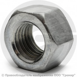 Гайка стальная оцинкованная М8 ГОСТ 5915-70