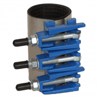 Хомут ремонтный нержавеющий с чугунным замком Ду-250 (Дн 270-280) L=200мм Benarmo