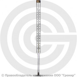 Термометр керосиновый прямой L=66мм (Т<50°С) ТТЖ-М 240/66 Стеклоприбор