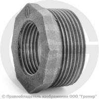 Футорка чугунная НР-ВР (НАР-ВН) Ду 40-25 (1 1/2"-1") Fittex PLUS