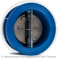Клапан обратный двухстворчатый чугунный межфланцевый Ду-125 Ру-16 (Т<110°С) ств нерж CB3449 Tecofi
