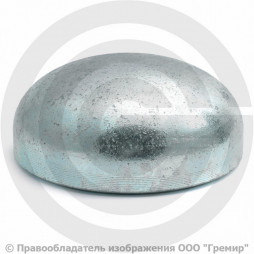 Заглушка 114х4 (Ду-100) оцинкованная эллиптическая ГОСТ 17379