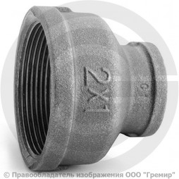 Муфта переходная чугунная ВР (ВН) Ду 50-25 (2"-1")