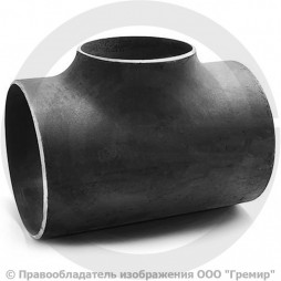 Тройник П 377х16-114х12 (Ду 350-100) 09Г2С переходной ГОСТ 17376