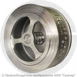 Клапан обратный осевой нержавеющий межфланцевый Ду-100 Ру-25 (Т<200°С) D71-H71W-16/25 ABRA