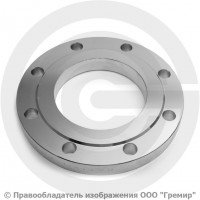 Фланец плоский нержавеющий без зеркала AISI 304 (CF8) 1-25-10/16 DIN 2576