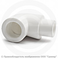 Угольник PP-R белый внутренняя-наружная пайка Дн 32 90гр для труб VALFEX