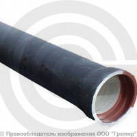 Труба Ду-300 чугун ВЧШГ Тайтон L=6м раструбная с ЦПП с наружным цинково-алюминиевым и лаковым покрытием Свободный Сокол