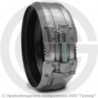 Хомут стальной оцинкованный SML Ду-200 Rapid Китай