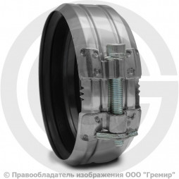 Хомут стальной оцинкованный SML Ду-200 Rapid Китай