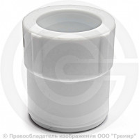 Муфта PP-R редукционная белая внутренняя-наружная пайка Дн 63-32 Pro Aqua