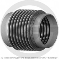 Компенсатор сильфонный осевой многослойный с кожухом и внутренним экраном Ду-250 Ру-16 L=445мм под приварку патрубки сталь КСО Hortum