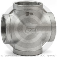 Крестовина нержавеющая AISI 304 Ду-40 (1 1/2")