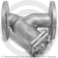 Фильтр сетчатый нержавеющий AISI 316 (CF8M) фланцевый Ду-40 Ру-16 (Т<250°С) ABRA YF-3000