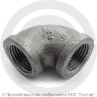 Угольник чугунный ВР (ВН) Ду 15 (1/2")