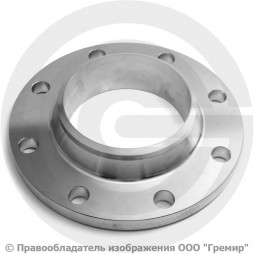 Фланец воротниковый нержавеющий 12х18н10т 1-300-6 ГОСТ 12821-80, Ру-6, Ду-300