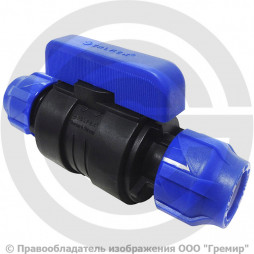 Кран ПНД компрессионный Дн 25-25 Ру-16 VALFEX