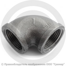 Угольник чугунный ВР (ВН) Ду 25 (1")