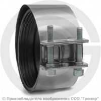 Хомут стальной оцинкованный SML Ду-125 CV Китай