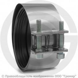 Хомут стальной оцинкованный SML Ду-125 CV Китай