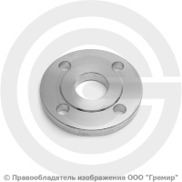 Фланец плоский нержавеющий 12х18н10т 1-32-6 ГОСТ 12820-80, Ру-6, Ду-32