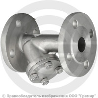Фильтр сетчатый Y-образный нержавеющий фланцевый Ду-15 Ру-16 (Т<180°С) Benarmo