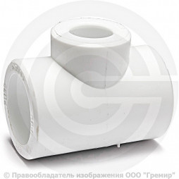 Тройник PP-R переходной белый внутренняя пайка Дн 160-110-160 RTP (РосТурПласт)