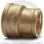 Муфта латунная переходная ВР (ВН) Ду 50-40 (2"-1 1/2") LD